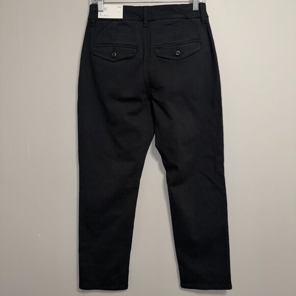 American Eagle NWT Super High Rise Straight 2/26W Black Stretch - Picture 7 of 7